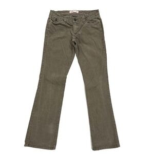 Y2K Old Navy Corduroy Pants Women 4 Small Flare Boot Cut Grunge Indie 31" Inseam